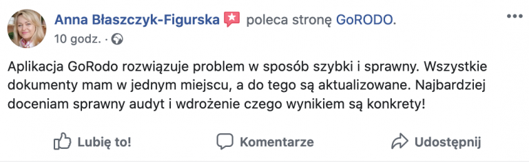 Jakie są opinie klientów o GoRODO.pl?