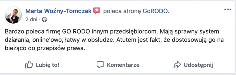 Jakie są opinie klientów o GoRODO.pl?